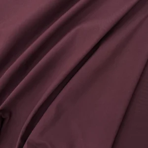 Brushed Stretch Cotton Canvas - Dark Cherry
