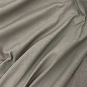 Brushed Stretch Cotton Canvas - Dove Grey