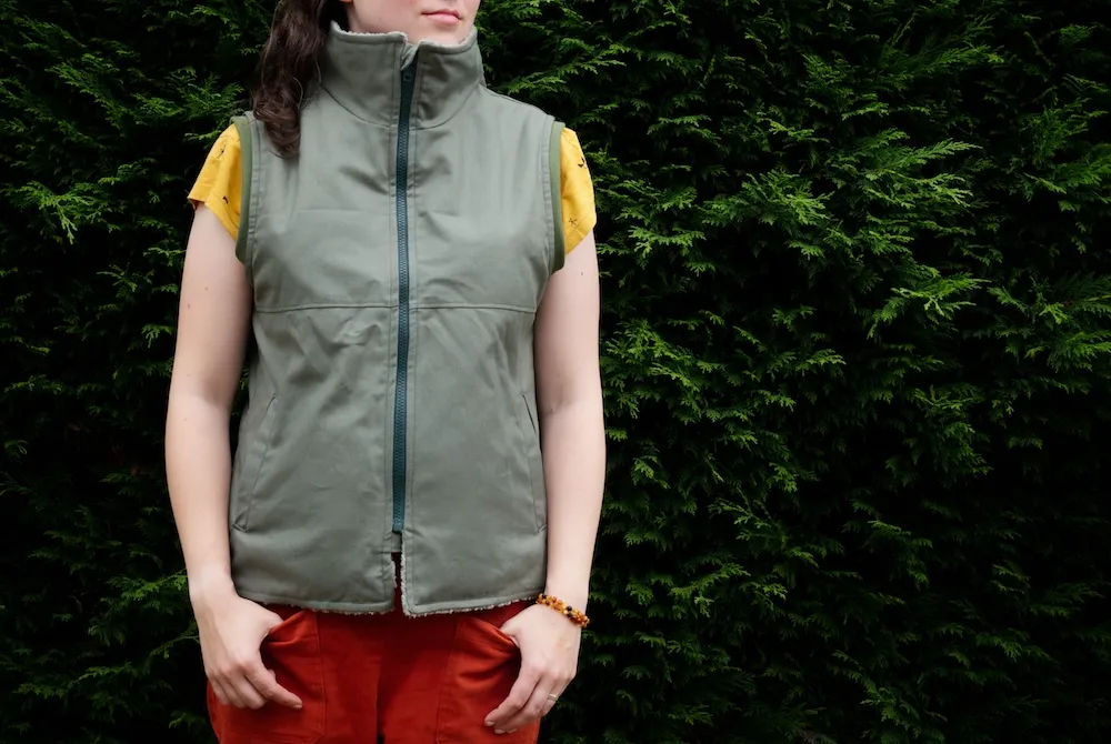 Waves & Wild Hygge Gilet/Vest PDF Pattern - Adult - Image 4