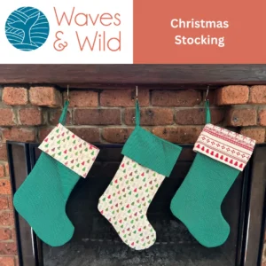 Waves & Wild Christmas Stocking PDF Pattern