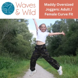 Waves & Wild Madison Oversized Joggers PDF Pattern - Adult / Female Curve Fit