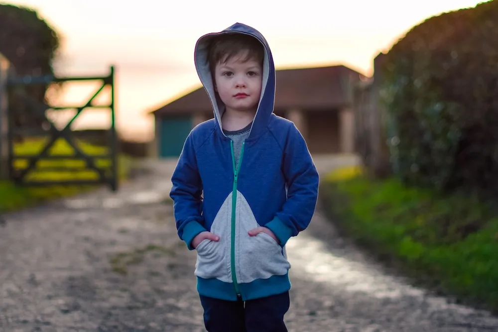 Waves & Wild I CAN Zip Hoodie PDF Pattern - Child - Image 7