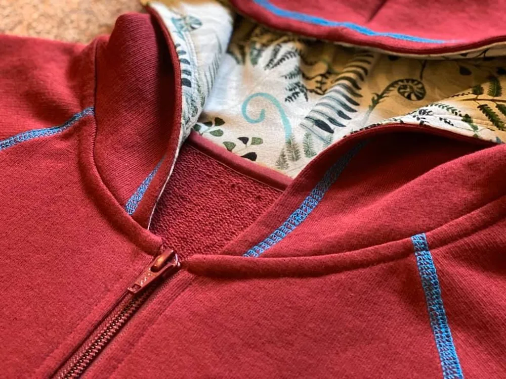 Waves & Wild I CAN Zip Hoodie PDF Pattern - Child - Image 9