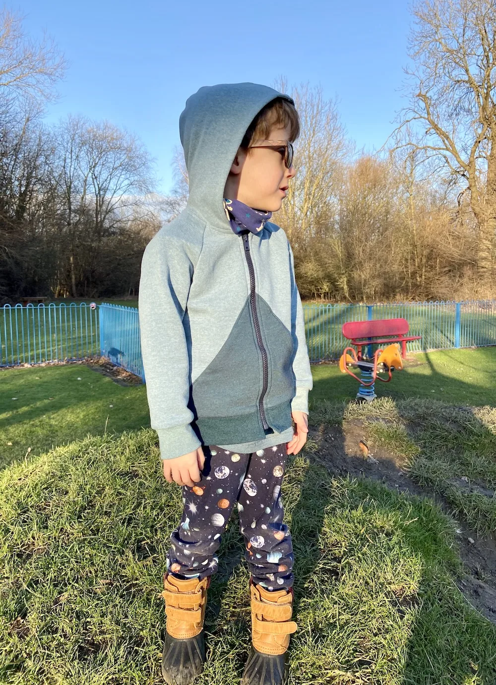 Waves & Wild I CAN Zip Hoodie PDF Pattern - Child - Image 2