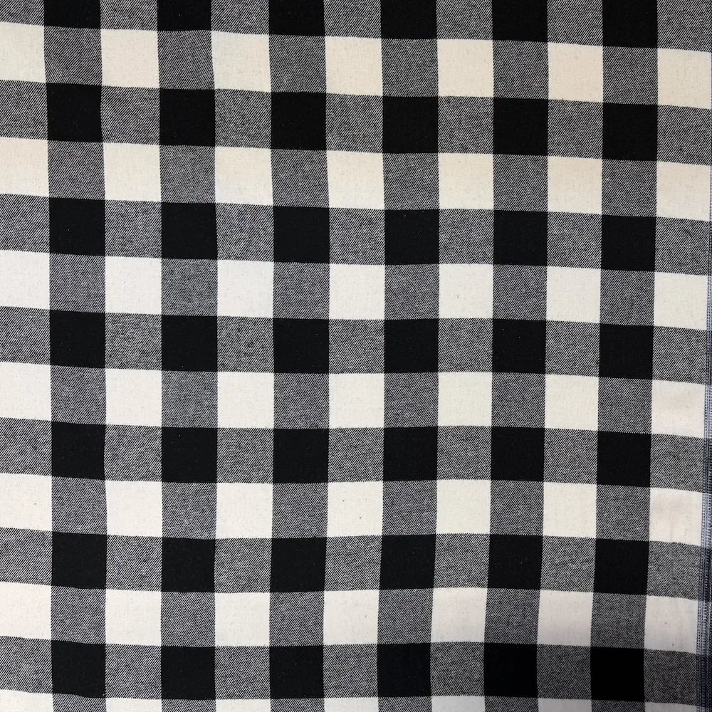 100% Cotton Flannel Buffalo Check - Black/White - Image 5