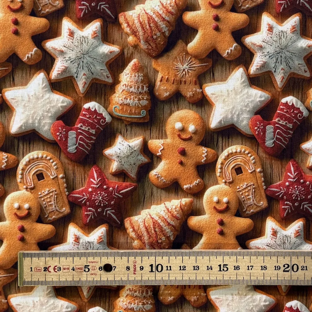 Little Johnny Festive 100% Cotton - Gingerbread Men - Image 3