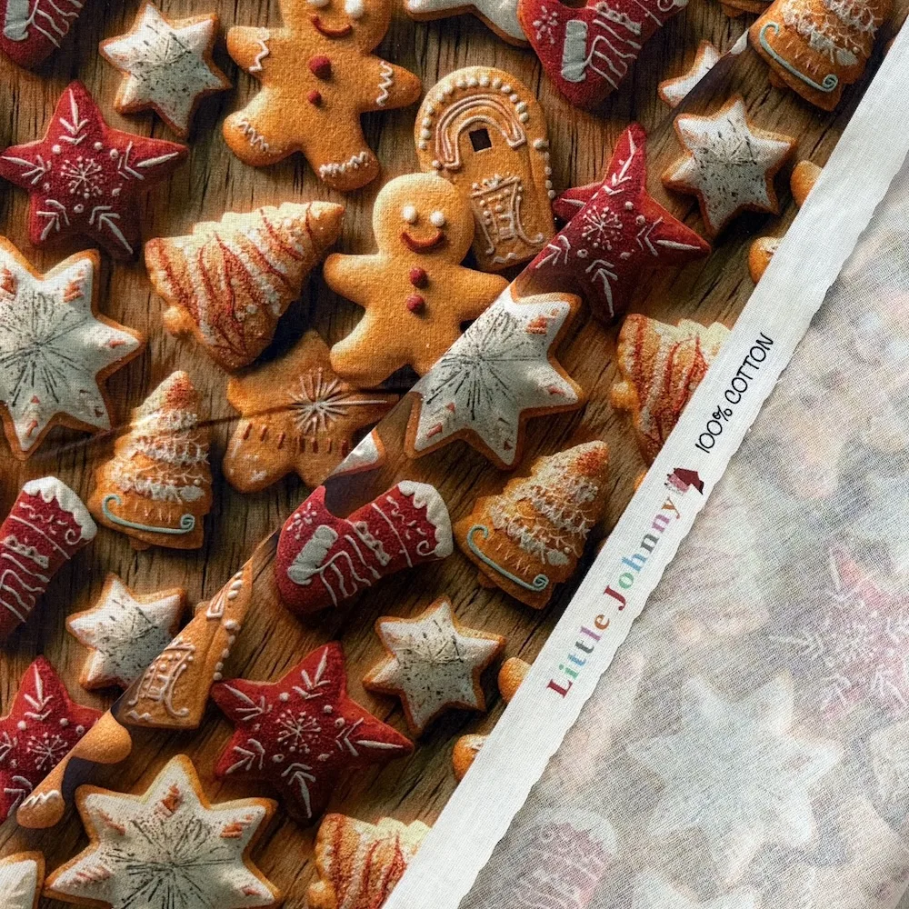 Little Johnny Festive 100% Cotton - Gingerbread Men - Image 2