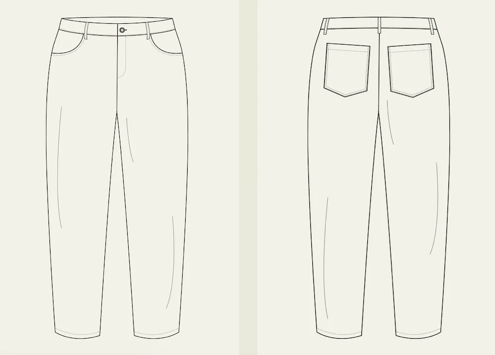 The Modern Sewing Co Worker Trousers PDF Pattern - Image 11