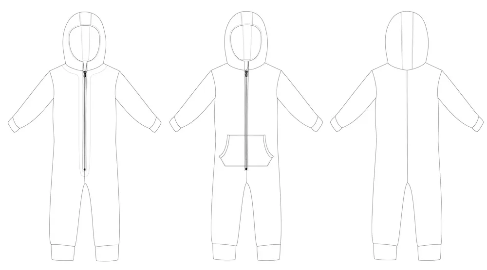Waves & Wild Zip Zap Coverall PDF Pattern - Image 9